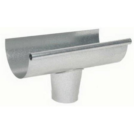 SWIVEL PRO SERIES DE2653 5 in. Galvanized Gutter End With Drop Outlet SW583535
